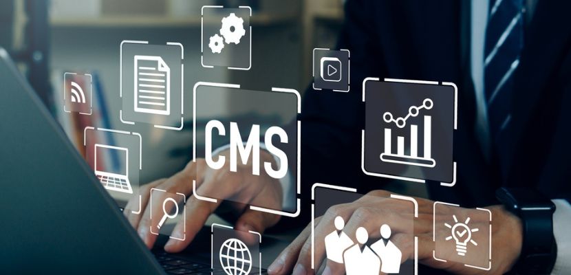 CMS dashboard illustration