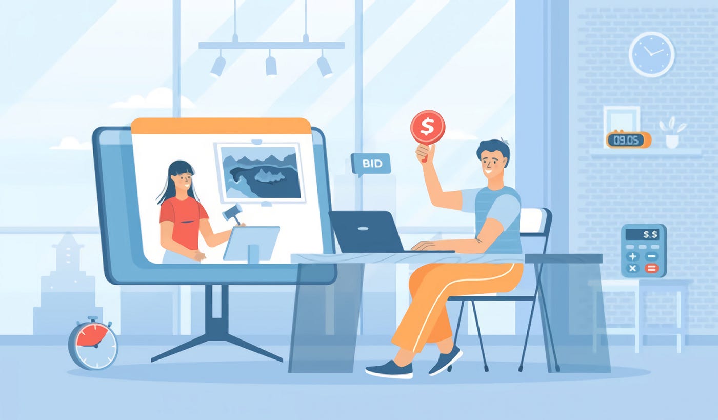 NFT Auction Platform Showcase