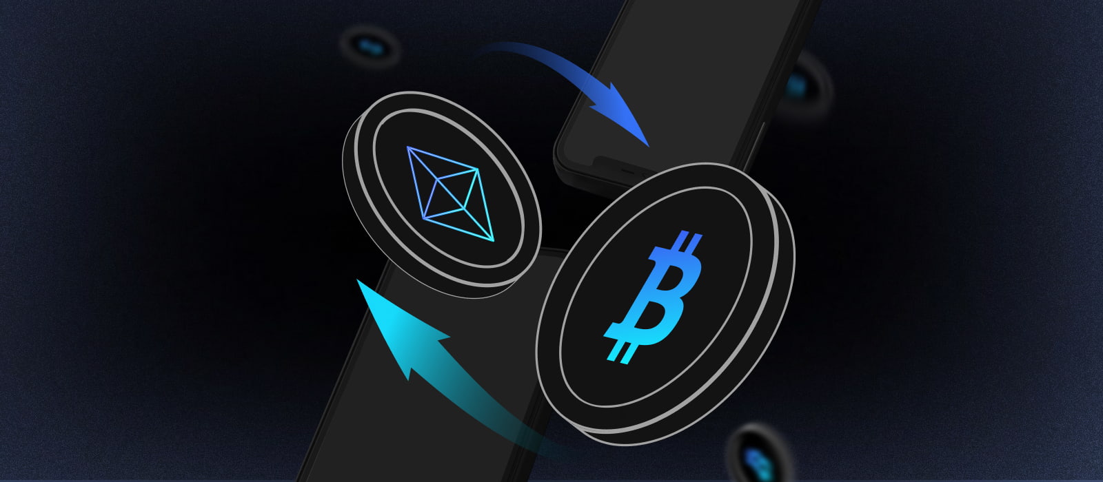 Peer-to-peer crypto trading interface