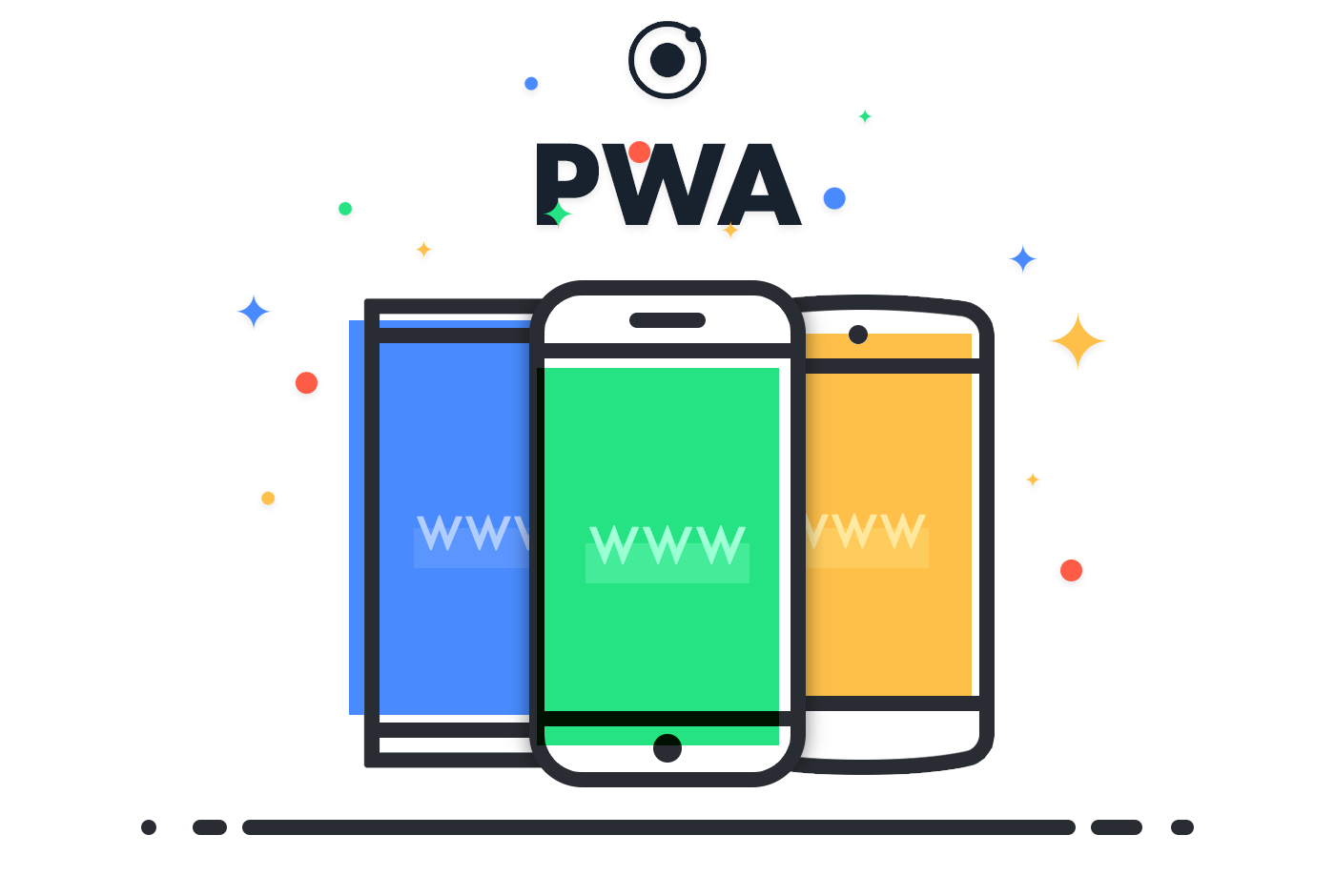 Progressive web app on multiple devices