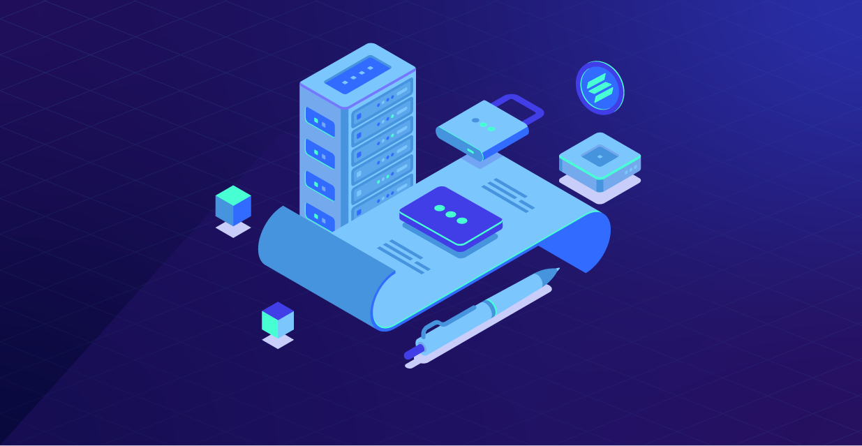 Solana blockchain visualization